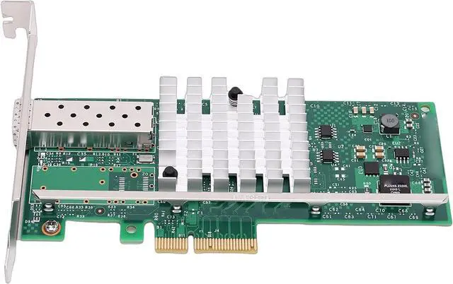 Main image of 10GB PCI E X4 Network Card Adapter, Single SFP Port Ethernet Card with 82599EN Controller, Support for Server VMware ESXi