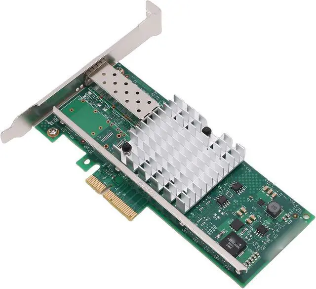 Alt view image 7 of 7 - 10GB PCI E X4 Network Card Adapter, Single SFP Port Ethernet Card with 82599EN Controller, Support for Server VMware ESXi