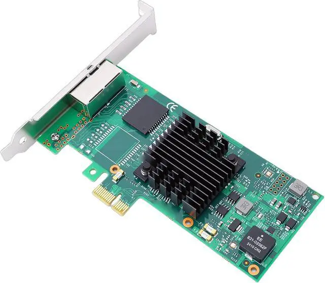 Alt view image 6 of 7 - Dual Port PCIe Gigabit Ethernet Network Card, PCI Express 2.1 X1 Network Adapter with 350AM4 Chipset, for Industrial Server Desktop Applications