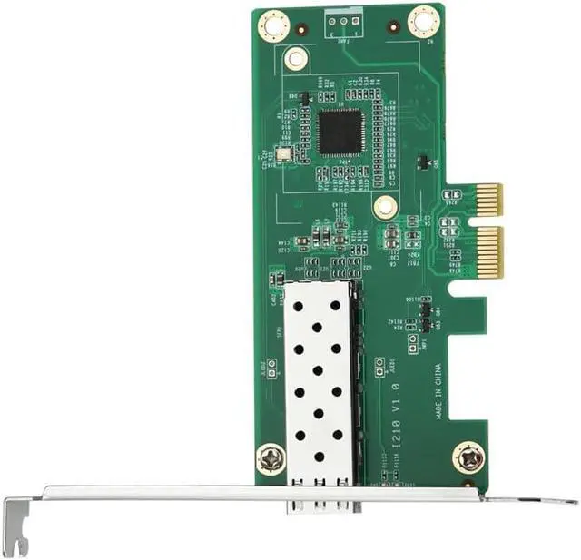 Alt view image 4 of 5 - PCIe Gigabit SFP Network Adapter with RJ45 Port Compatible with I210 Chipset Single Port Fiber LAN Card with LC Interface for Desktop and Server High Speed Ethernet