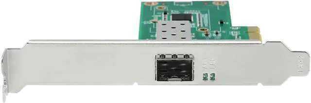 Alt view image 5 of 5 - PCIe Gigabit SFP Network Adapter with RJ45 Port Compatible with I210 Chipset Single Port Fiber LAN Card with LC Interface for Desktop and Server High Speed Ethernet