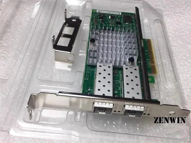 Alt view image 7 of 7 - 10GB 2 Dual Port X520-DA2 XYT17 942V6 for 10G SFP+ PCI Express x8 82599ES Chip Ethernet Network Card Module(A Pair 10G Module)