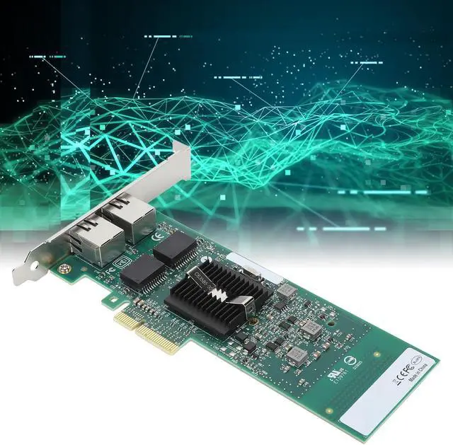 Alt view image 4 of 7 - Port PCIe X4 Gigabit Network Card, 10/100/1000Mbps PCI Express Ethernet Adapter for 82576GB EB Chip, Two Ports LAN NIC Card, for Server, for, for Linux