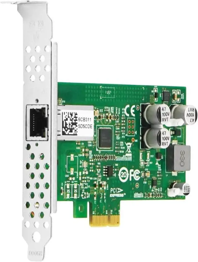 Alt view image 3 of 4 - PCIe x1 Single-Port 802.3at PoE+ Gigabit Vision Frame Grabber Card (1 ntel I210)