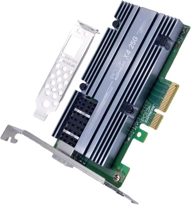 Alt view image 2 of 4 - 25G Single Optical Port Network Card PCIE-3.0 X4 Slot Supports Internet Cafe diskless PXE Compatible MCX4111A-ACAT 5G Single Port Network Card