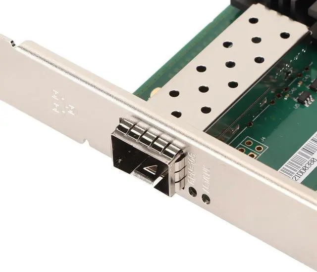 Alt view image 7 of 7 - 10 Gigabit PCIe X4 Network Adapter, Low Latency with SFP Plus Interface, for Various Operating Systems, PCIe X4 Network Adapter, Excellent Heat Sink