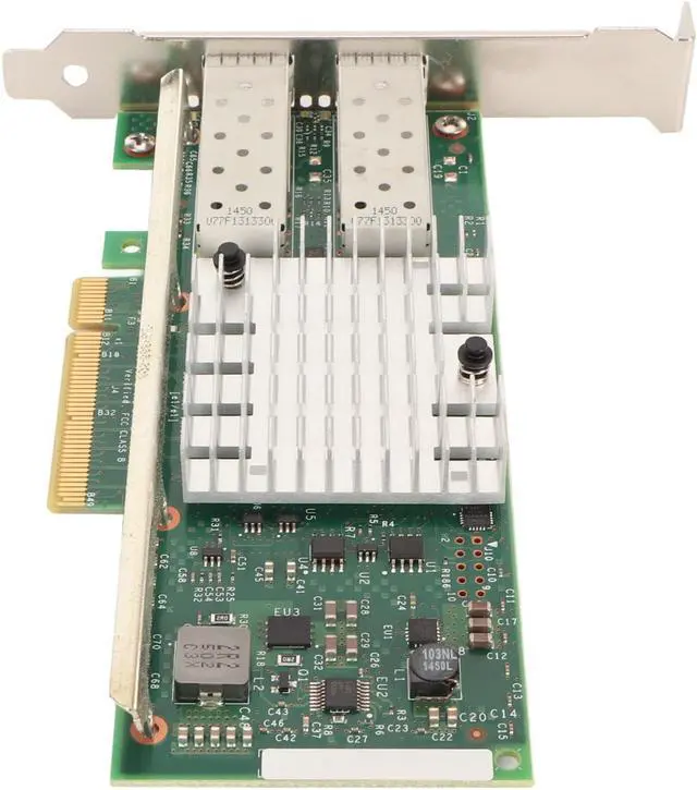 Alt view image 6 of 7 - 10Gbps Server A with 2 Ports - PCI Expr X8 Plug and Play Card for Stable Desktop