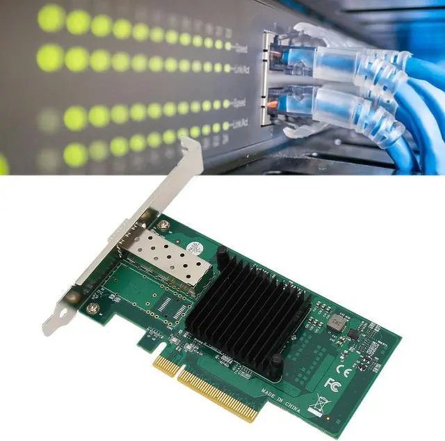 Alt view image 6 of 7 - PCIe Network Card PCI Express X8 5.0GTs 10000Mbps SFP LC for Server, 82599EN Processor, LAN on Motherboard, IPMI, 10000Mbps