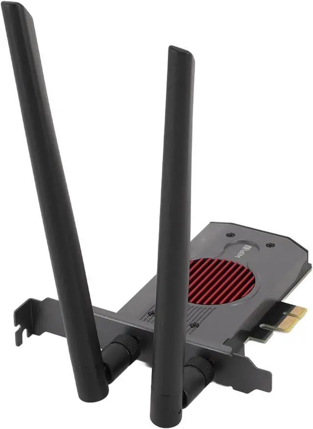 Alt view image 7 of 7 - Network Card,3 Band 8774Mbps PCIe Network Card with 2 High Gain Antennae for Linux PC