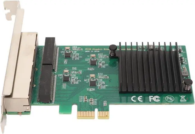 Alt view image 4 of 7 - 4 Port PCIe Network Adapter, Wake on LAN Controller, 10/100/1000Mbps RJ45 Gigabit Ethernet Card, for for for