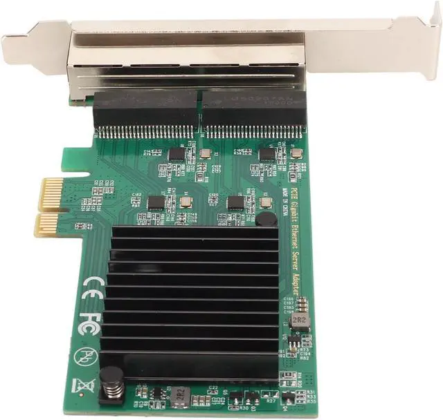 Alt view image 6 of 7 - 4 Port PCIe Network Adapter, Wake on LAN Controller, 10/100/1000Mbps RJ45 Gigabit Ethernet Card, for for for