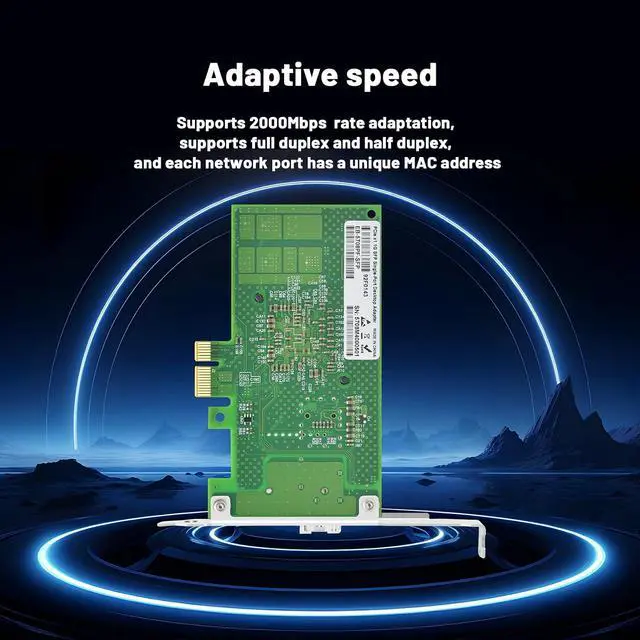 Alt view image 5 of 7 - 1.25Gb Single SFP Port Fiber Optic Network Card with Broadcom BCM5708 Chip,PCIE X1 Single Optical Port Fiber Network Interface Card Support Windows Server/Linux/Vmware