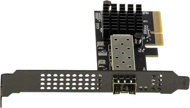Alt view image 2 of 6 - KALEA-INFORMATIQUE PCIe x4 Gen 4.0 One Port SFP+ 10G Network Controller Card with Chipset REALTEK RTL8127 Chipset, Low Consumption, Passive Cooling