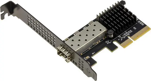 Main image of KALEA-INFORMATIQUE PCIe x4 Gen 4.0 One Port SFP+ 10G Network Controller Card with Chipset REALTEK RTL8127 Chipset, Low Consumption, Passive Cooling