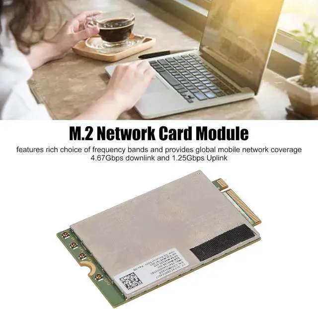 Alt view image 2 of 7 - 5G LTE Network Card, Plug and Play Accurate Size FM350 GL Network Card, 4.67Gbps Downlink 1.25Gbps Uplink for Desktop