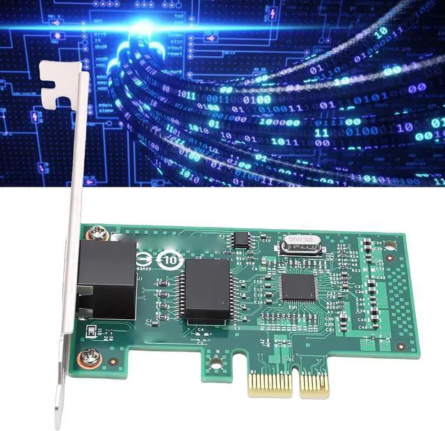 Alt view image 5 of 7 - Bewinner Gigabit Ethernet Card 1000Mbps PCIe 2.0 X1 with RJ45 Port, Plug and Play, 210AT Controller, Network Card, Ethernet with RJ45 Port PCI Express 2.0 X1