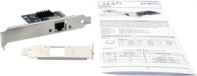 Alt view image 4 of 4 - EX-60111 1-Port 2.5Gigabit PCIe Network
