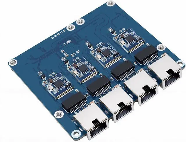 Alt view image 2 of 7 - Precise PCIe to Gigabit ETH Board Stable Transfer for RasPi 5 Plug and Play No Driver Required for Network Expansion