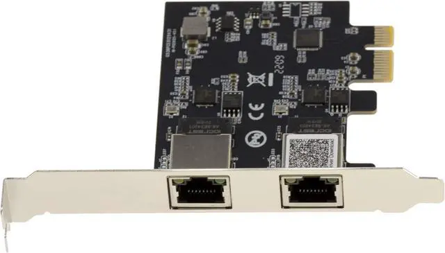 Alt view image 3 of 3 - KALEA-INFORMATIQUE PCIe 2.5 LAN Dual Gigabit ETHERNET 10 100 1000 2500 1G 2.5G 2 RJ45 Ports. REALTEK RTL8125 CHIPSET