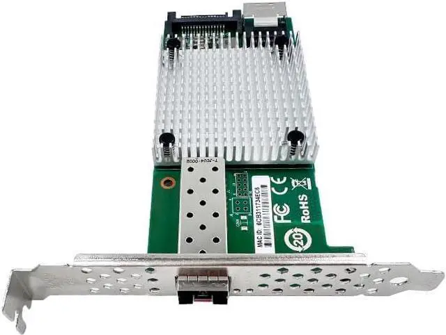 Alt view image 3 of 6 - M.2 to 10G SFP+ Network Card, 82599 Chipset, PCIe x4 Interface