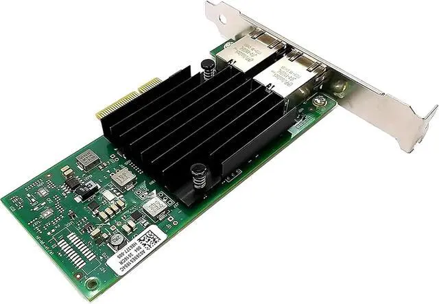 Alt view image 3 of 7 - Dual Port 10GbE RJ-45 PCI-Express X4 Gigabit Ethernet Server Adapter Network Interface Controller Card Compare to X550-T2