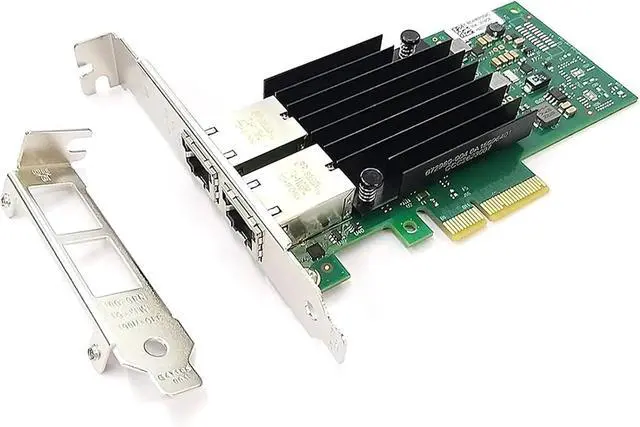 Alt view image 5 of 7 - Dual Port 10GbE RJ-45 PCI-Express X4 Gigabit Ethernet Server Adapter Network Interface Controller Card Compare to X550-T2