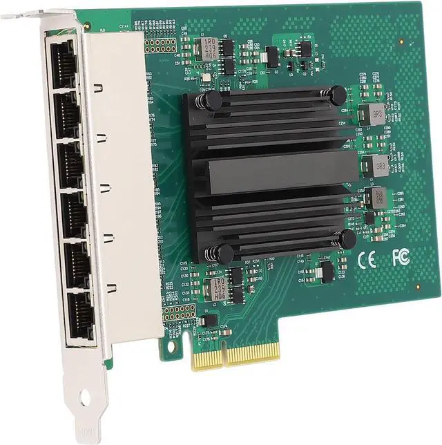 Main image of 1000Mbps High Speed Transmission PCIe Gigabit Network Card for Desktop Server with 6 RJ45 Ports