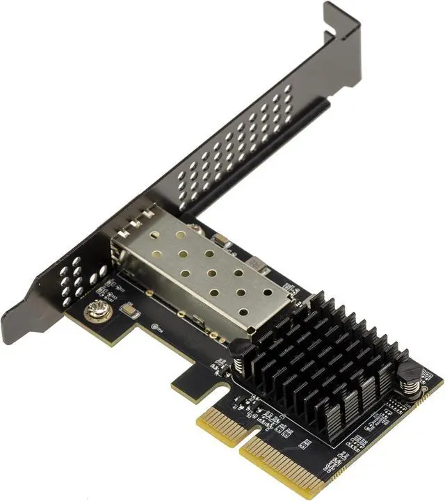 Alt view image 6 of 6 - KALEA-INFORMATIQUE PCIe x4 Gen 4.0 One Port SFP+ 10G Network Controller Card with Chipset REALTEK RTL8127 Chipset, Low Consumption, Passive Cooling