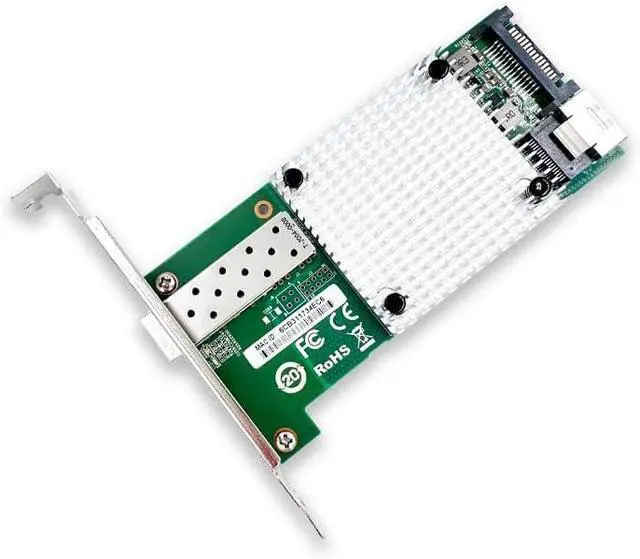 Alt view image 6 of 6 - M.2 to 10G SFP+ Network Card, 82599 Chipset, PCIe x4 Interface