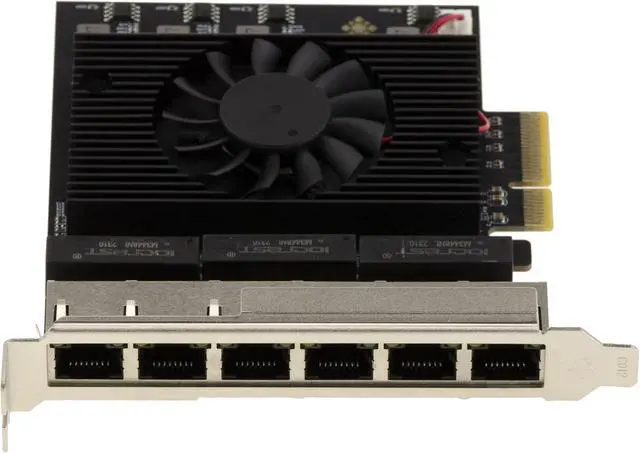 Alt view image 4 of 4 - KALEA-INFORMATIQUE PCIe 6 Port 2.5 LAN Gigabit Ethernet 10 100 1000 2500 1G 2.5G RJ45 Network Controller Card with Realtek RTL8125 Chipset