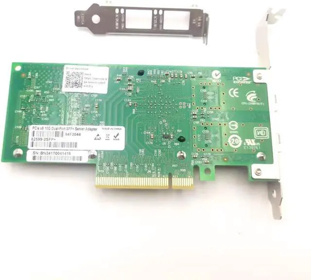 Alt view image 2 of 6 - Generic X520-DA2 10G PCI Express x8 82599 ES Chip Dual Port Ethernet Network Adapter E10G42BTDA,SFP not included