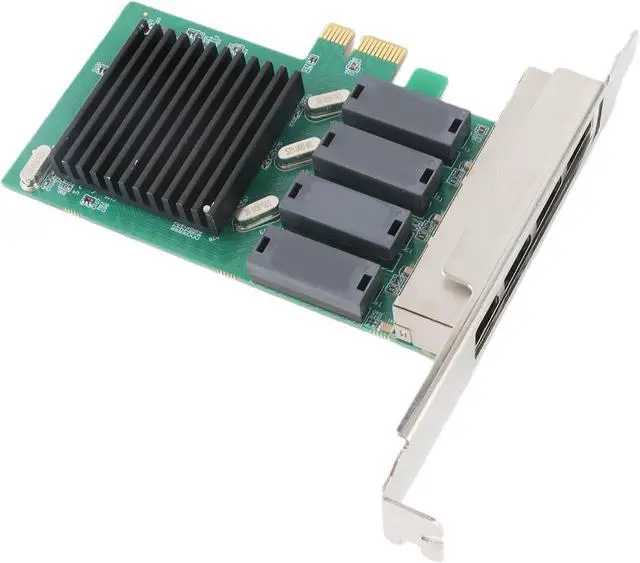 Main image of PCI Express Ethernet LAN Adapter Reliable PCIE 4 Port Gigabit Server Adapter for Server for VMware