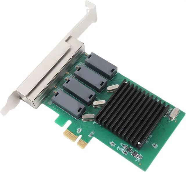 Alt view image 2 of 7 - PCI Express Ethernet LAN Adapter Reliable PCIE 4 Port Gigabit Server Adapter for Server for VMware