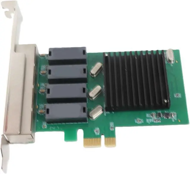 Alt view image 4 of 7 - PCI Express Ethernet LAN Adapter Reliable PCIE 4 Port Gigabit Server Adapter for Server for VMware
