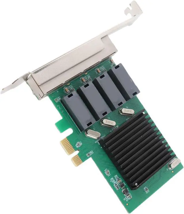 Alt view image 7 of 7 - PCI Express Ethernet LAN Adapter Reliable PCIE 4 Port Gigabit Server Adapter for Server for VMware
