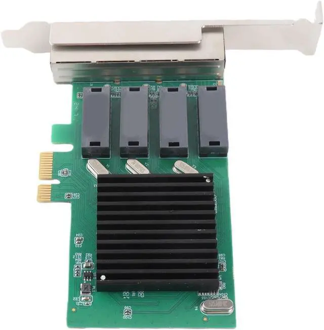 Alt view image 5 of 7 - PCI Express Ethernet LAN Adapter Reliable PCIE 4 Port Gigabit Server Adapter for Server for VMware
