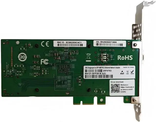 Alt view image 4 of 7 - M. 2 to 25G Single Optical Port Card, e-Sports Card, Internet Cafe Card