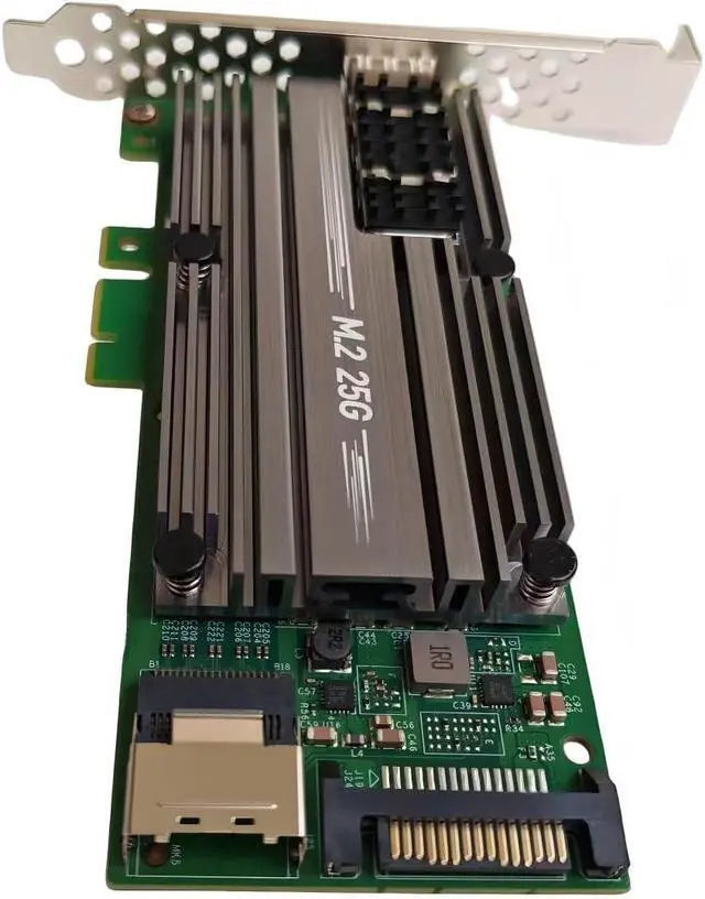 Alt view image 5 of 7 - M. 2 to 25G Single Optical Port Card, e-Sports Card, Internet Cafe Card