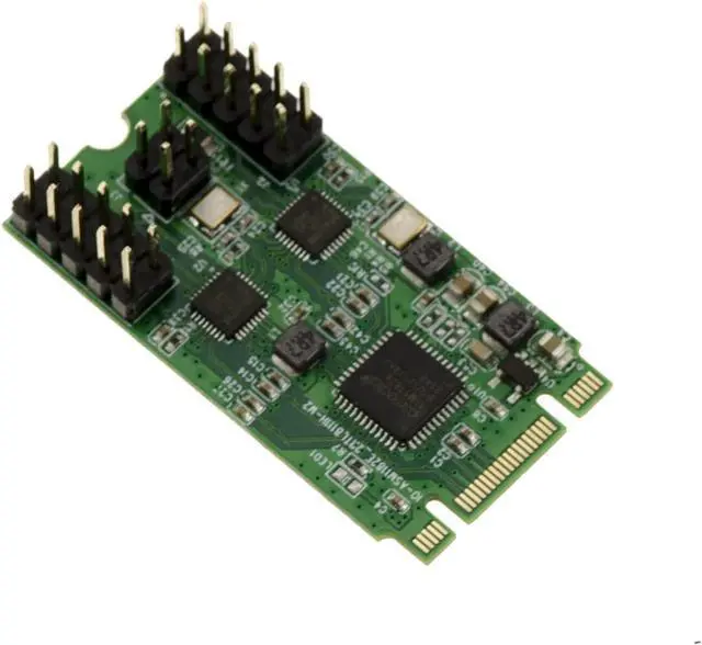 Alt view image 3 of 3 - KALEA-INFORMATIQUE M.2 Board 2 GIGABIT ETHERNET LAN Ports for PCIe, M or B+M Key M2 Port - Dual chipset Realtek RTL8111H