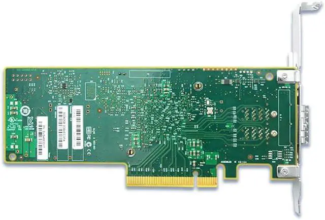 Alt view image 6 of 6 - PCIe 3.0 x8 SAS/SATA Host Bus Adapter, Dual MiniSAS HD SFF-8644 Ports, SAS 3008 Chipset, UEFI Support