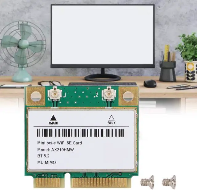 Alt view image 4 of 7 - PCIE Interface Transport Network Adapter, Computer Accessories, Wireless Network Card Network Adapter, Wireless Network Card 2.4GHz 5GHz 6GHz