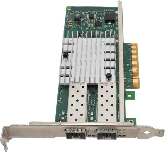 Main image of 10Gb High Speed SFP and PCI E Network Card NIC, Converged Dual SFP and Port PCIE X 8 PCI Express Ethernet LAN Adapter for Server, Low Power Consumption SFPandCIE Network Card