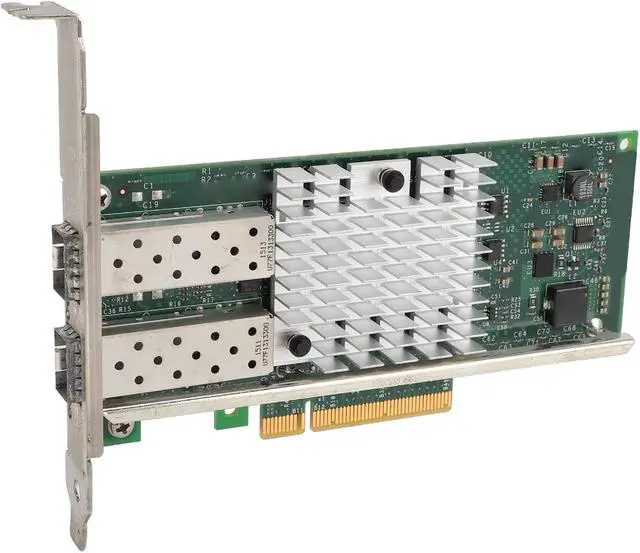 Alt view image 5 of 7 - 10Gb High Speed SFP and PCI E Network Card NIC, Converged Dual SFP and Port PCIE X 8 PCI Express Ethernet LAN Adapter for Server, Low Power Consumption SFPandCIE Network Card