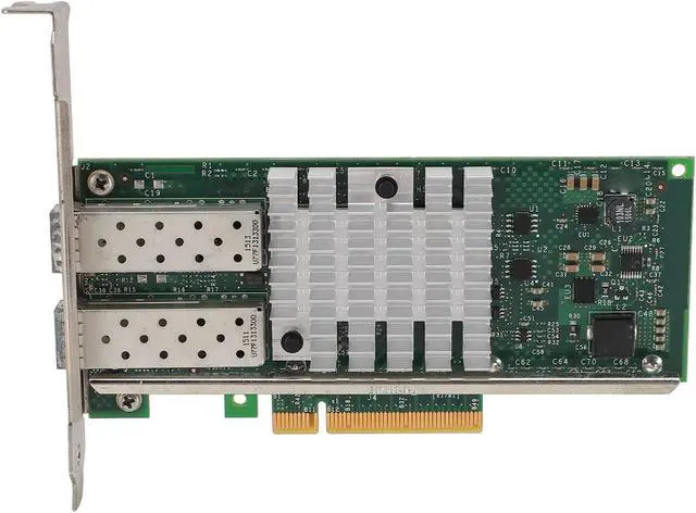 Alt view image 7 of 7 - 10Gb High Speed SFP and PCI E Network Card NIC, Converged Dual SFP and Port PCIE X 8 PCI Express Ethernet LAN Adapter for Server, Low Power Consumption SFPandCIE Network Card