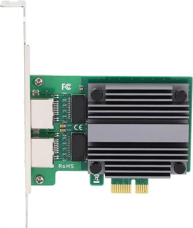 Main image of 2.5GB PCIe Network Card, Dual Port High Speed Ethernet Adapter for Workstations and Desktop Computer Servers