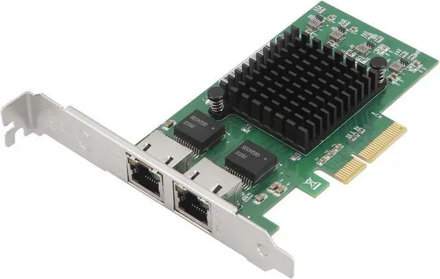 Alt view image 6 of 7 - PieceIe Networking Card PieceIE Ethernet Adapter Two Port RTL8125B Chip Low Power Consumption for Fast Speed Networking Expans