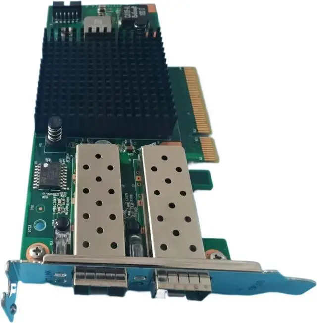 Main image of X520-DA2 E10G42BTDA SR2 82599ES Dual Optical Port 10G Gigabit Fiber Optic Network Card PCIE Black(Short Bracket)