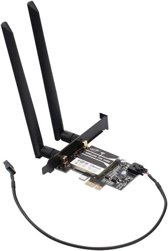 Alt view image 4 of 4 - HUYUN BCM94352 BCM94352Hmb 802.11AC 867Mbps WiFi&Bluetooth 4.0 PC Desktop WLAN Card for Win7/8/10