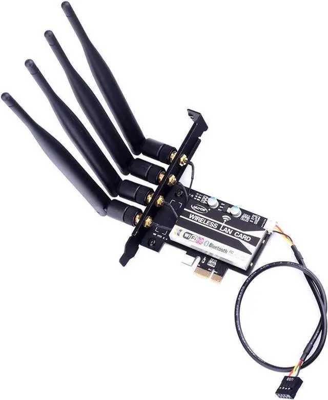 Main image of HUYUN BCM94360CD 1300M WiFi &Bluetooth 4.0 Desktop PCI E 1X Adapter Hackintosh Mac OS