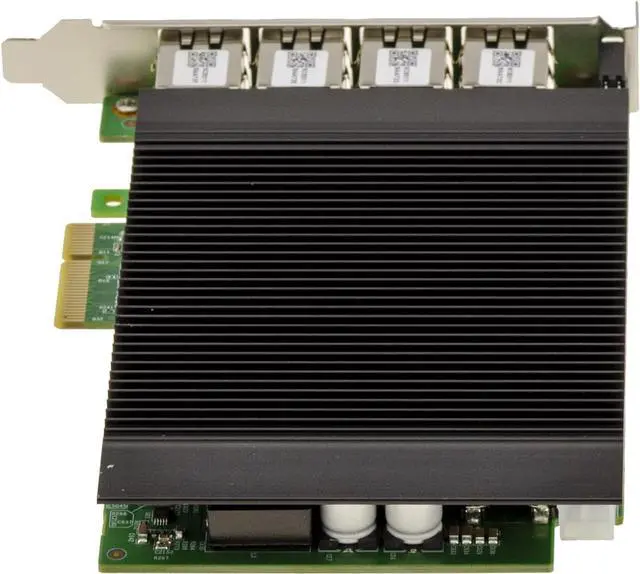 Alt view image 3 of 6 - Kalea-INFORMATIQUE PCIe x4 Network Controller Card with 4 5 Gigabit RJ45 Ports Power Over Ethernet (PoE+) 30W Per Port, Realtek RTL8126 Chipset